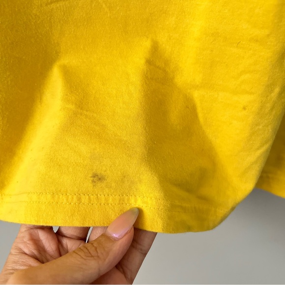 UnderArmour UA Yellow T-shirt Tees Heat Gear - Large - Picture 5 of 9